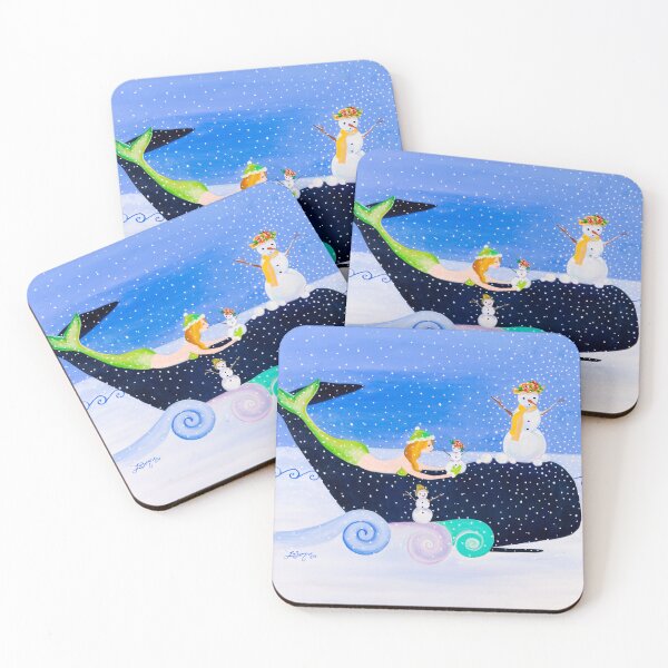 Item preview, Mermaid making Snowmen designed and sold by Theresa LaBrecque.