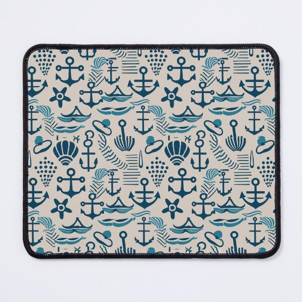 Item preview, Nautical Vibes - Anchors, waves, seashells, and sailor-inspired patterns for a coastal feel designed and sold by SeamlessBlend.