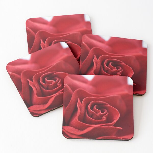 Item preview, Closeup of a red felt rose designed and sold by IPPhotography.