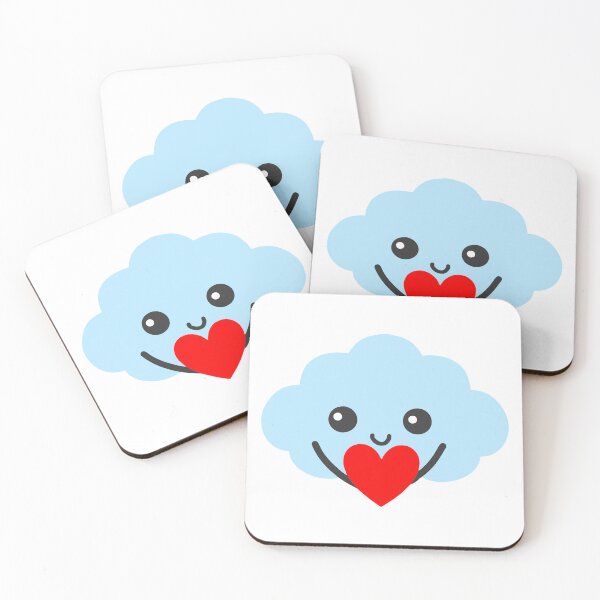 Item preview, happy cloud with heart designed and sold by happycloudyin.