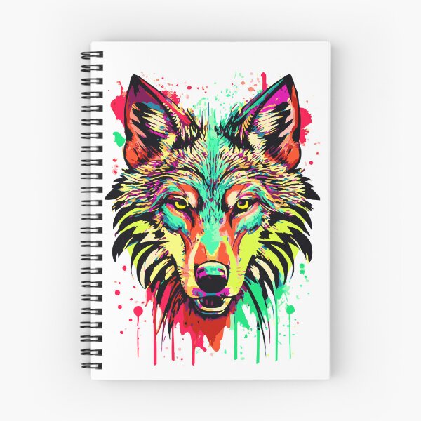 Item preview, Wolf Head - Artistic Wolf Colorful designed and sold by BabyYodaSticker.