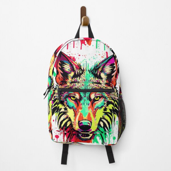 Item preview, Wolf Head - Artistic Wolf Colorful designed and sold by BabyYodaSticker.