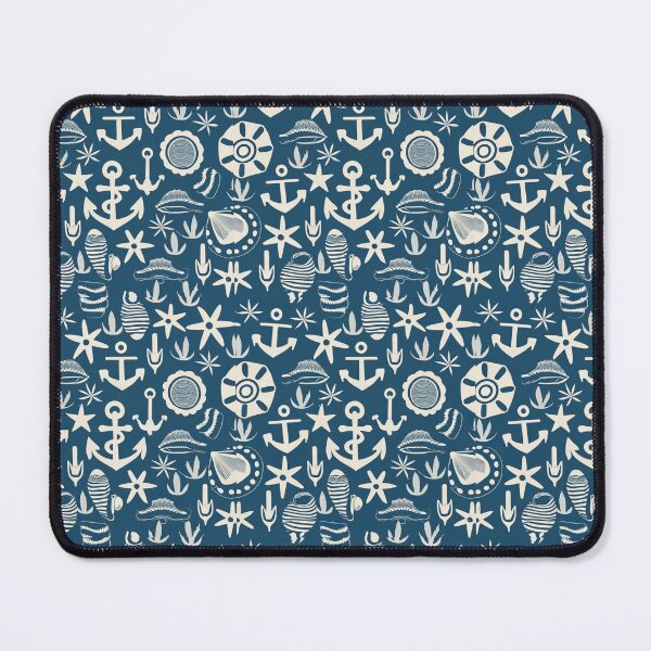 Item preview, Nautical Vibes - Anchors, waves, seashells, and sailor-inspired patterns for a coastal feel designed and sold by SeamlessBlend.