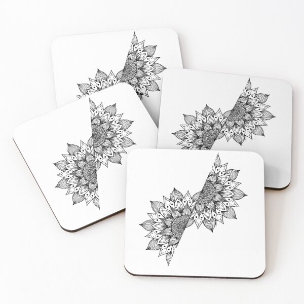 Item preview, line art flower designed and sold by artis-aworld.