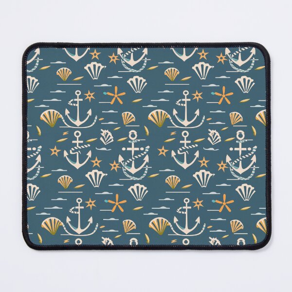 Item preview, Nautical Vibes - Anchors, waves, seashells, and sailor-inspired patterns for a coastal feel designed and sold by SeamlessBlend.