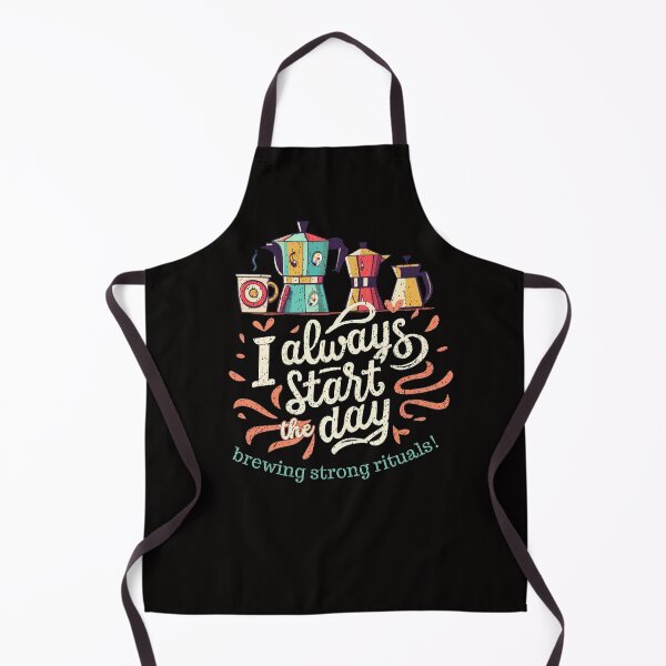 Item preview, I Always Start The Day Brewing Strong Rituals!, Distressed Design, Morning Ritual designed and sold by HelenGie.