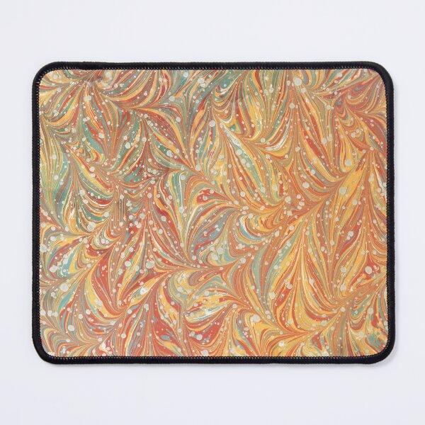 Item preview, Yellow Green Orange Abstract Colorful Ebru Marbling designed and sold by bozarslan.