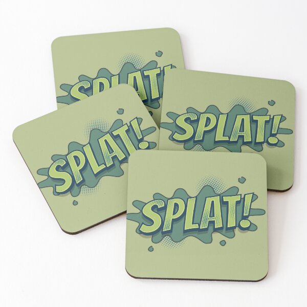Item preview, Splat funny pop art comic typography designed and sold by FrogFactory.