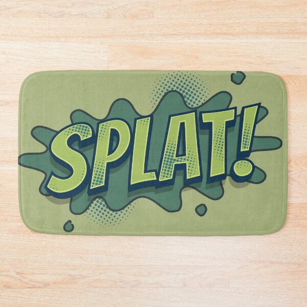 Item preview, Splat funny pop art comic typography designed and sold by FrogFactory.