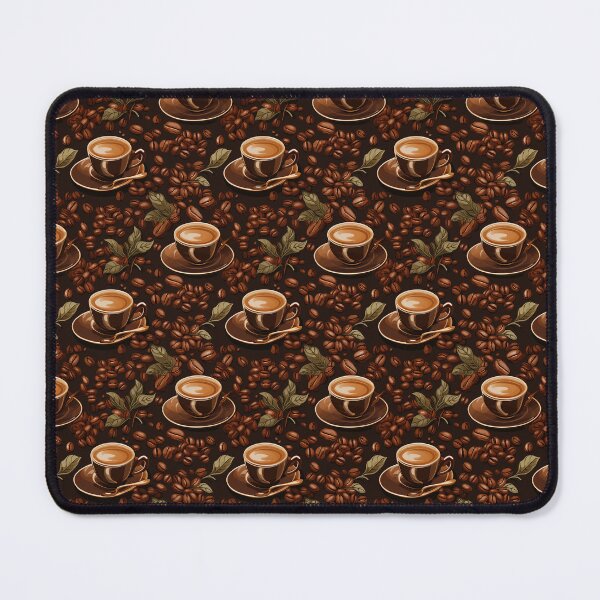 Item preview, Café Chic: Trendy Coffee Pattern with Coffee Beans designed and sold by NikkofTime.