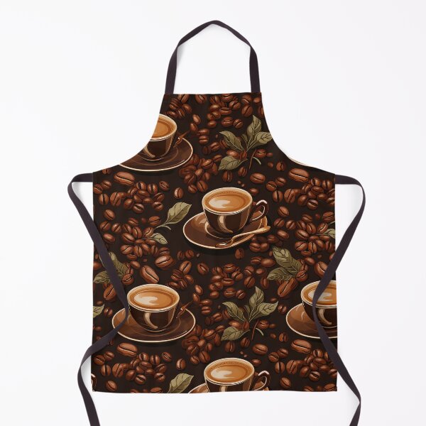 Item preview, Café Chic: Trendy Coffee Pattern with Coffee Beans designed and sold by NikkofTime.