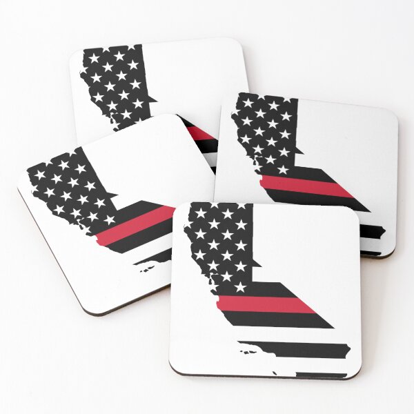 Item preview, California Thin Red Line designed and sold by LighthouseTM.