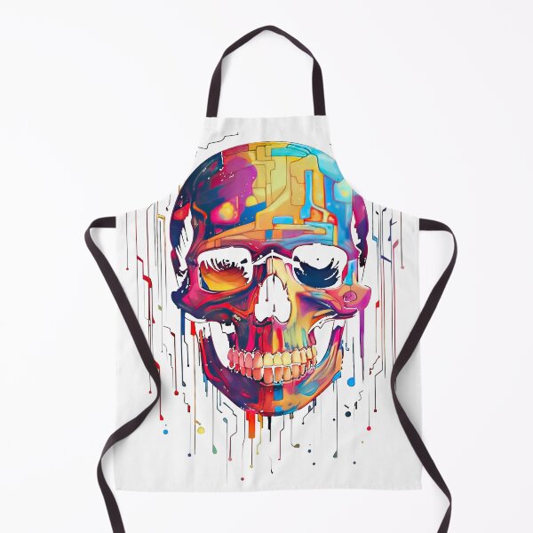 Item preview, Glitch Art with Skull 2 designed and sold by TidKaew.