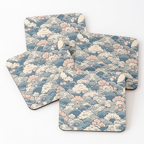 Item preview, Japanese wave pattern designed and sold by Boru-Atisuto.
