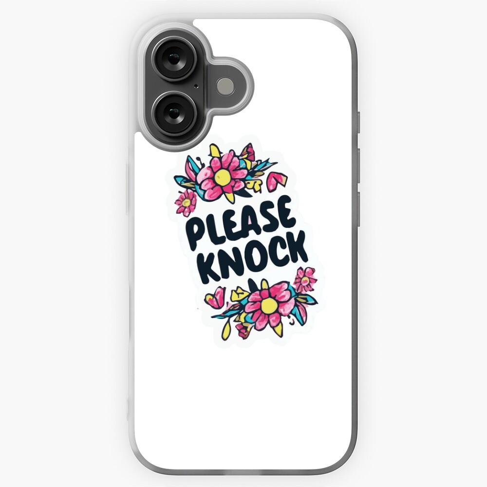 Please Knock Sticker