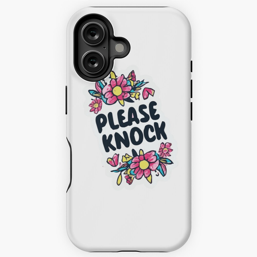 Please Knock Sticker