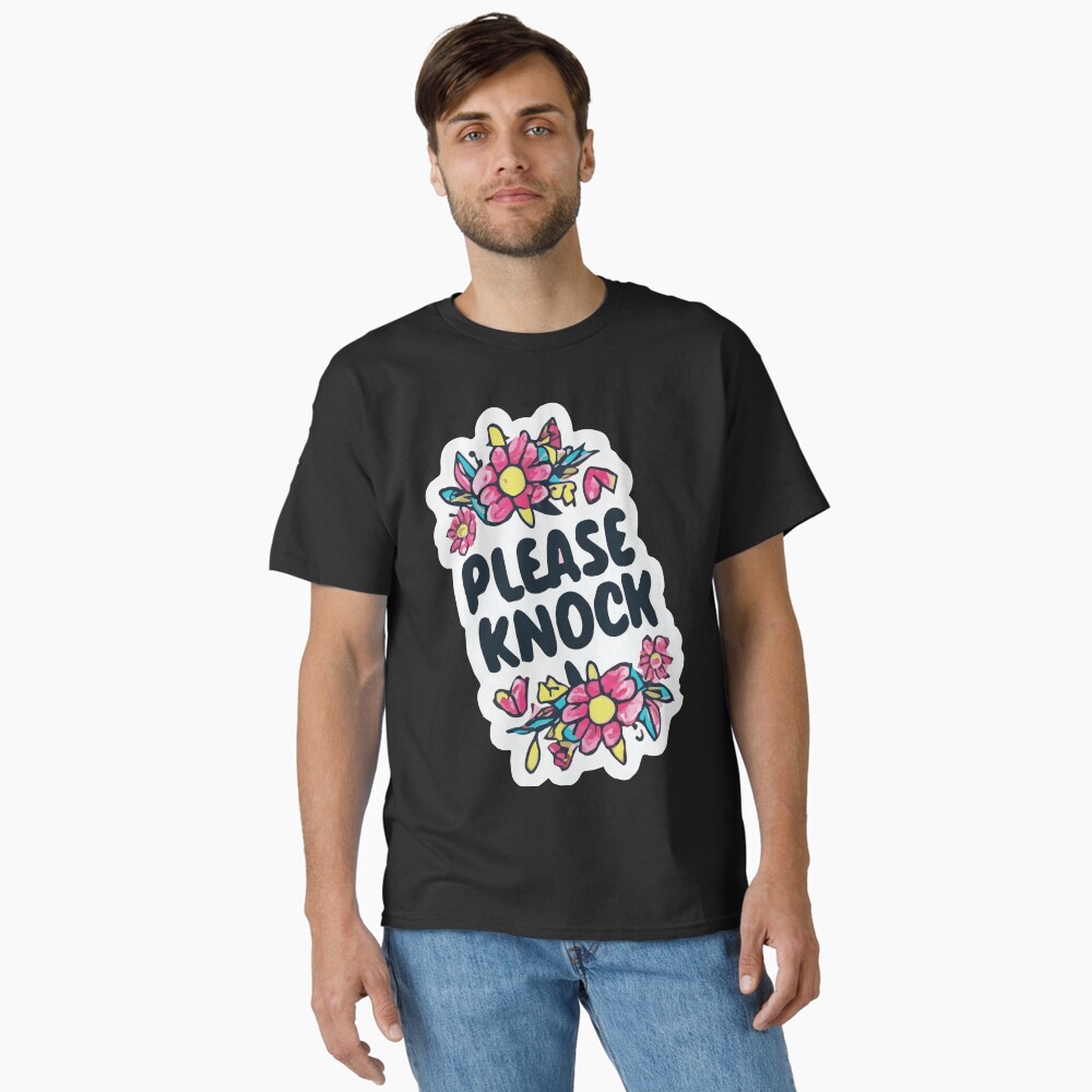 Please Knock Sticker