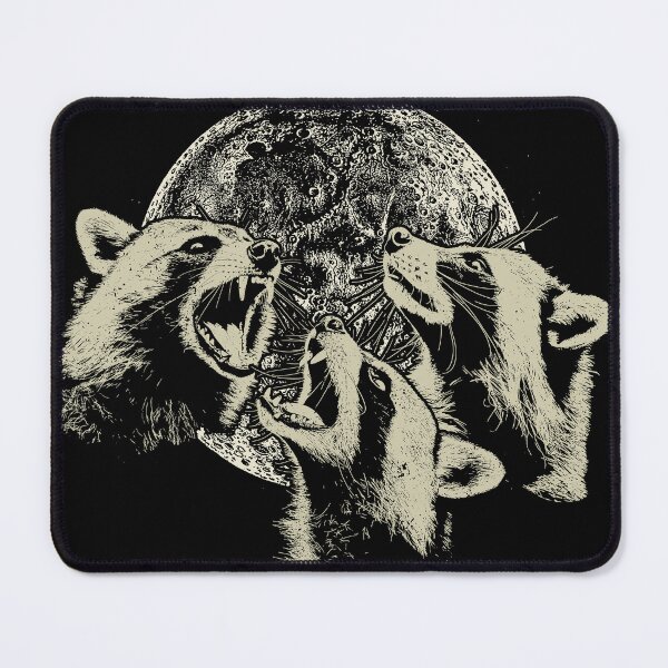Item preview, Funny Raccoons Howling at the Moon designed and sold by trajeado14.