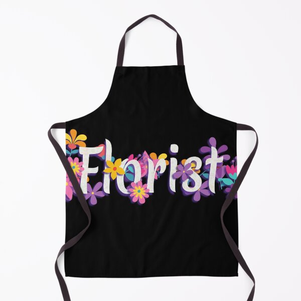 Item preview, Fun florist flower typography designed and sold by FrogFactory.