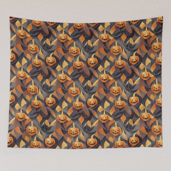 Item preview, Abstract Halloween pattern designed and sold by Bratak.