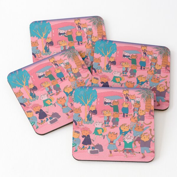 Item preview, Tiger town square designed and sold by surfingsloth.