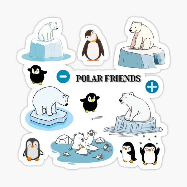 Item preview, arctic expedition,polar bear, polar friend,Bipolar, Penguin, Antarctic Exploration designed and sold by zzzozzo.