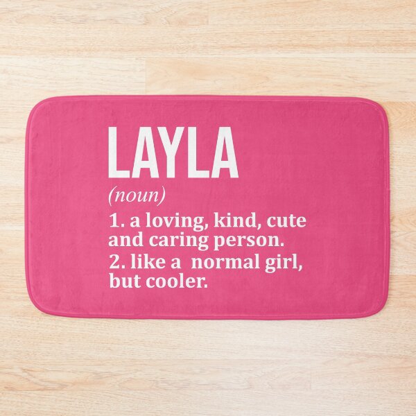 Item preview, Layla Name Definition for Women designed and sold by XCIV.