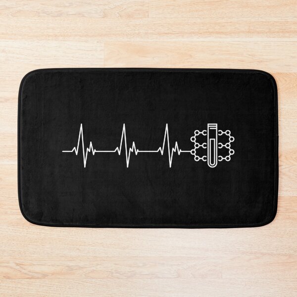 Item preview, Test Tube and Formula Heartbeat - EKG Pulse Line minimal outline design for Chemistry Fans! I Love Science!  designed and sold by venomousvector.