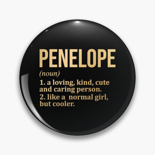 Item preview, Penelope Name Definition in Gold designed and sold by XCIV.