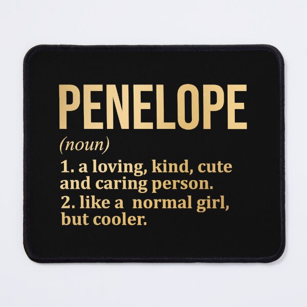 Item preview, Penelope Name Definition in Gold designed and sold by XCIV.