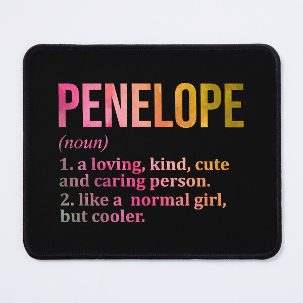 Item preview, Penelope Name Definition in Watercolor designed and sold by XCIV.