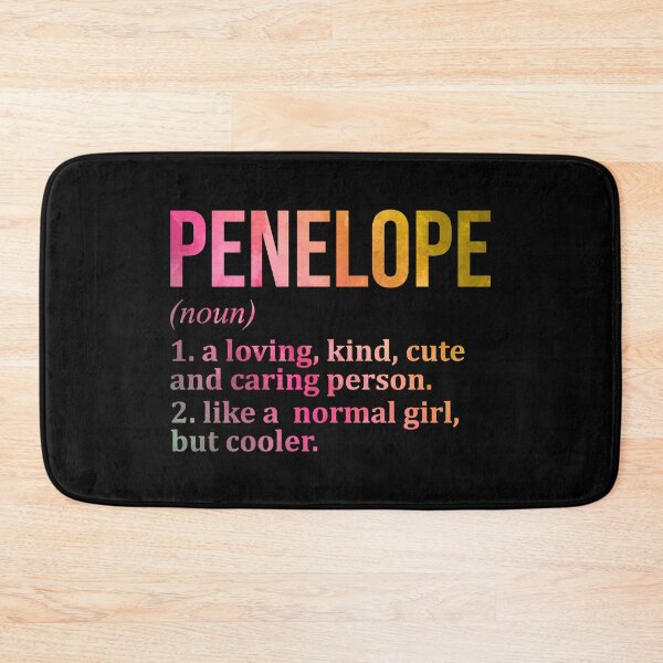 Item preview, Penelope Name Definition in Watercolor designed and sold by XCIV.
