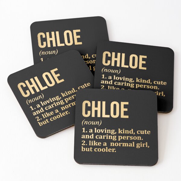 Item preview, Chloe Name Definition in Gold designed and sold by XCIV.