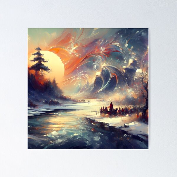 The New Year in Hisseii - Nature Landscape Poster