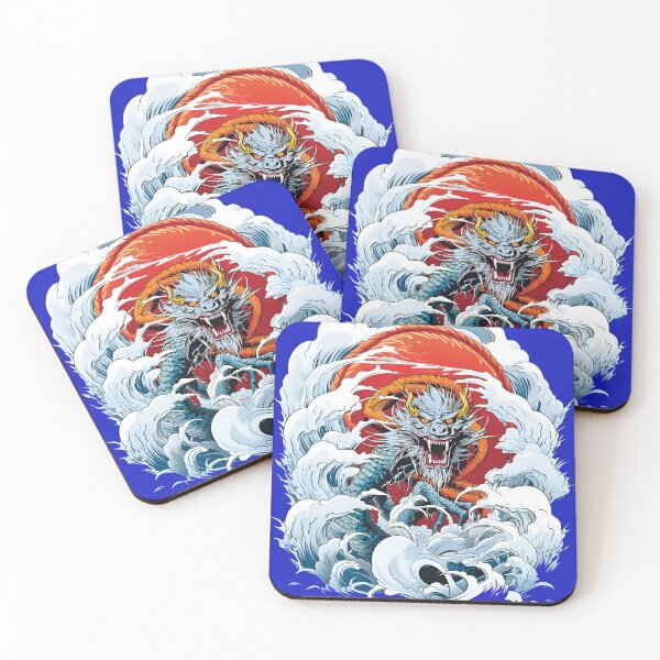 Item preview, Chinese Dragon in Ocean Wave designed and sold by Shinzomaru.