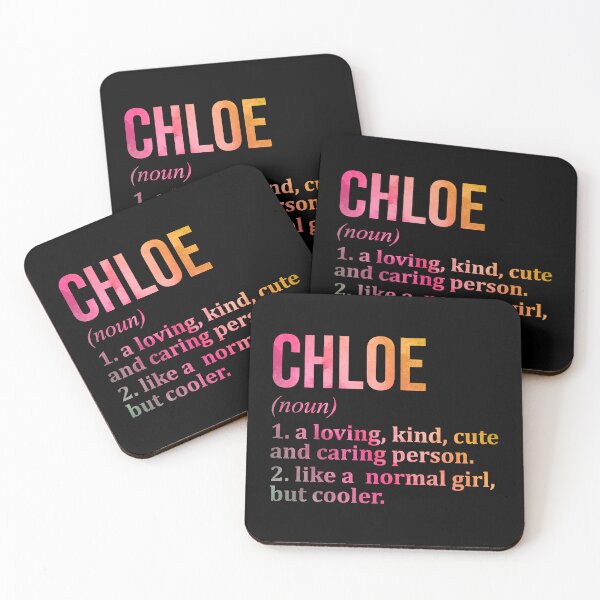 Item preview, Chloe Name Definition in Watercolor designed and sold by XCIV.