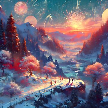 Artwork thumbnail, The New Year in Hisseii - Nature Landscape by cokemann