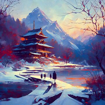 Artwork thumbnail, The New Year in Hisseii - Nature Landscape by cokemann