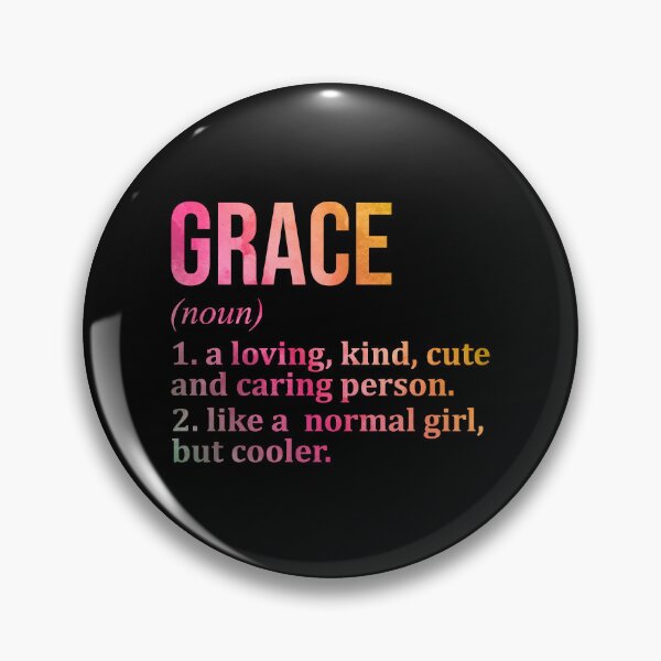 Item preview, Grace Name Definition in Watercolor designed and sold by XCIV.