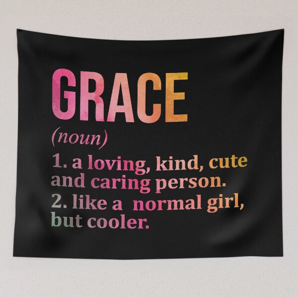 Item preview, Grace Name Definition in Watercolor designed and sold by XCIV.