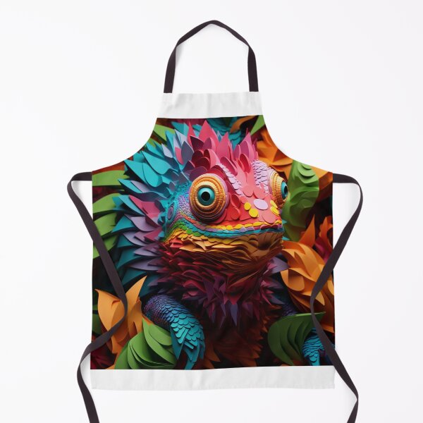 Item preview, 3d colorful lizards sitting in foliage designed and sold by aiphotosart.