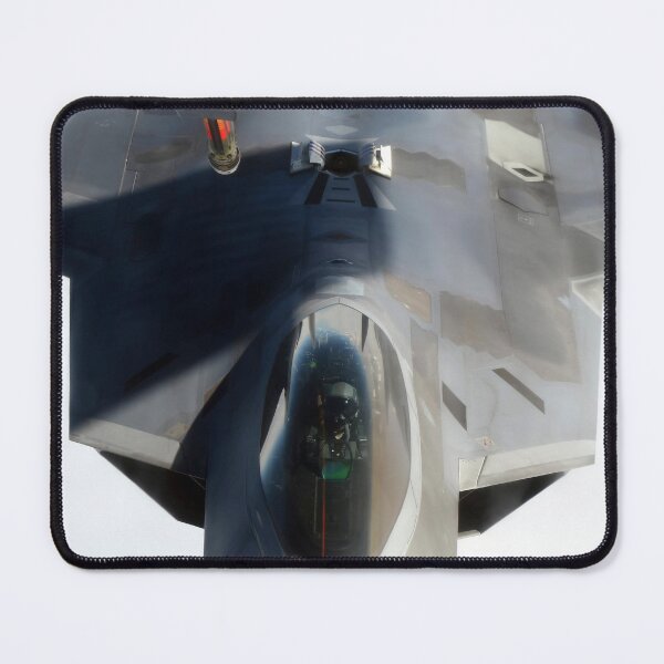 Item preview, STK109278M-An F-22 Raptor maneuvers into refueling position. designed and sold by StocktrekImages.