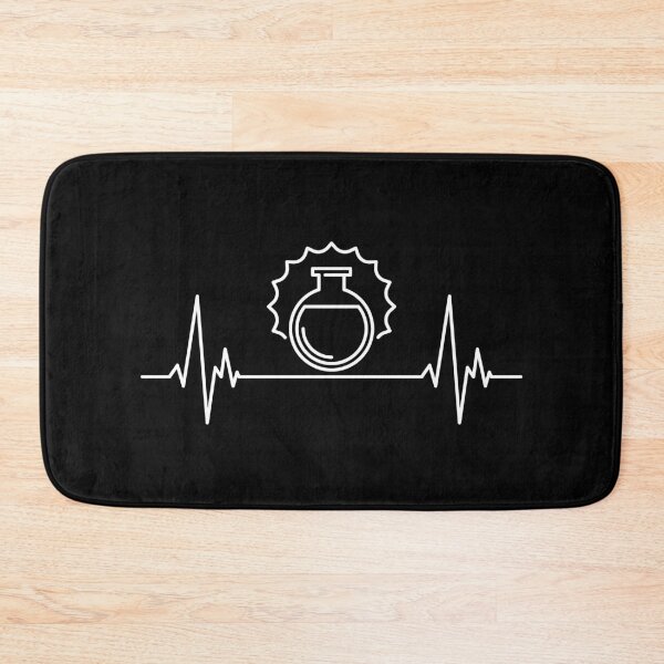Item preview, Lab Flask Chemistry Heartbeat - EKG Pulse Line minimal outline design for Chemistry Fans! I Love Science!  designed and sold by venomousvector.