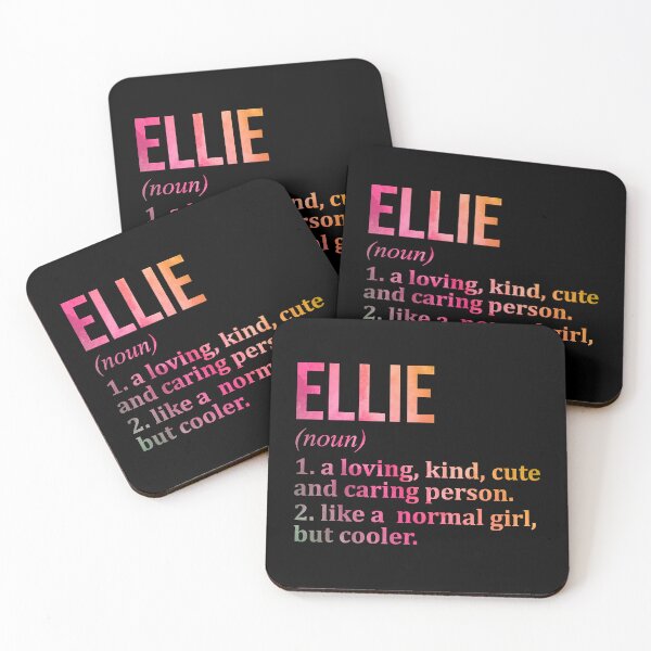 Item preview, Ellie Name Definition in Watercolor designed and sold by XCIV.