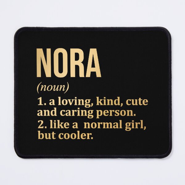 Item preview, Nora Name Definition in Gold designed and sold by XCIV.
