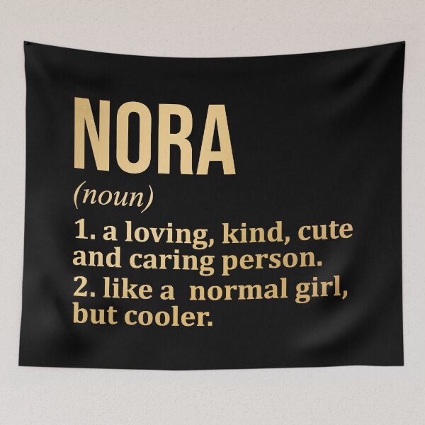 Item preview, Nora Name Definition in Gold designed and sold by XCIV.