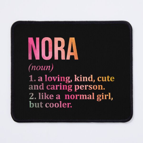 Item preview, Nora Name Definition in Watercolor designed and sold by XCIV.