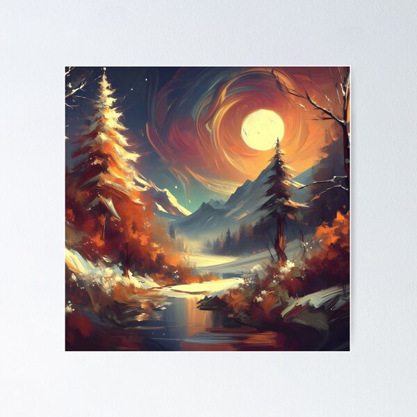 The New Year in Hisseii - Nature Landscape Poster