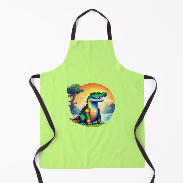 Item preview, Pixel Art Crocodile designed and sold by artbymetomkp.