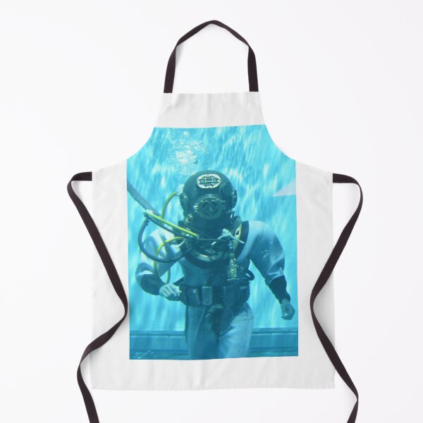 Item preview, STK109276M-A soldier performs a diving display in the Mark V diving suit. designed and sold by StocktrekImages.